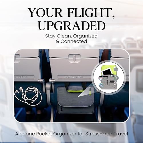 Airplane Pocket Organizer (Lime)