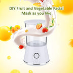 Face Mask Machine, Fruit Vegetable Collagen Mask Make Machine Mini DIY Automatic Facial Cream Making With 16Pcs Mask Making Collagen Capsules (White)