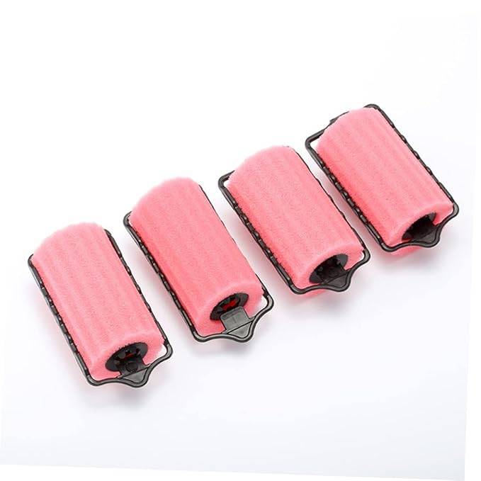 FRCOLOR Sponge Roller Hair Curling Stick 12Pcs Soft Foam Diy Hair Styling Tools Portable Hairdressing Accessories for Women Girls