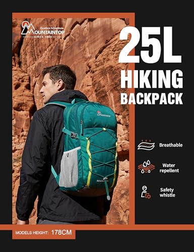 25L Hiking Backpack (Blue&green-25l / 25L)
