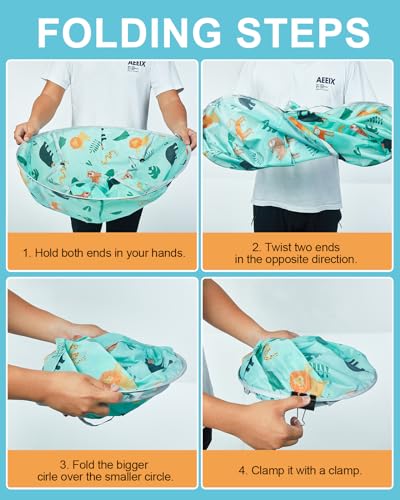 Haircut Capes Umbrella for Kids (Green)