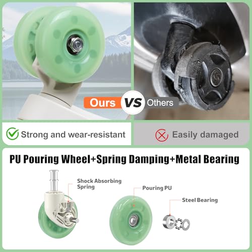Aluminium Frame Checked (White& Green / 28 inch)