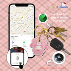 x Sanrio Keychain Case Compatible with Apple AirTag (Latte Bears - My Mel Ody)