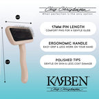 Karben II Slicker Brush for Dogs (Small / Brown)