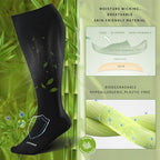 Plus Size Compression Socks for Women&Men Wide Calf 15 (3 Pairs-black/Heart/Stripe / 5X-Large)