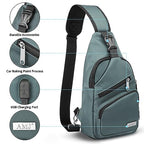 Crossbody Sling Bag (Green / Small)