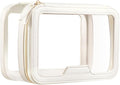 ROWNYEON Clear Makeup Case Toiletry Bag Multipurpose Travel Makeup Train Case by CAMDEEZ