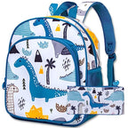 Toddler Backpack (White Dinosaur 2pc)