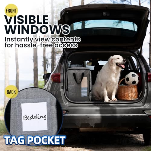 4 Pack Gray Moving Bags W (Gray / 4 Pack Large)