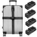Luggage Straps for Suitcases (Black)