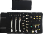Velvet Travel Jewelry Case Roll Bag Organizer - Image 4