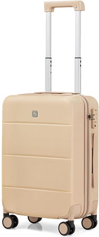 Hanke 20 Inch Carry On Luggage 22x14x9 Airline Approved PC Hard Shell Suitcases by Hanke
