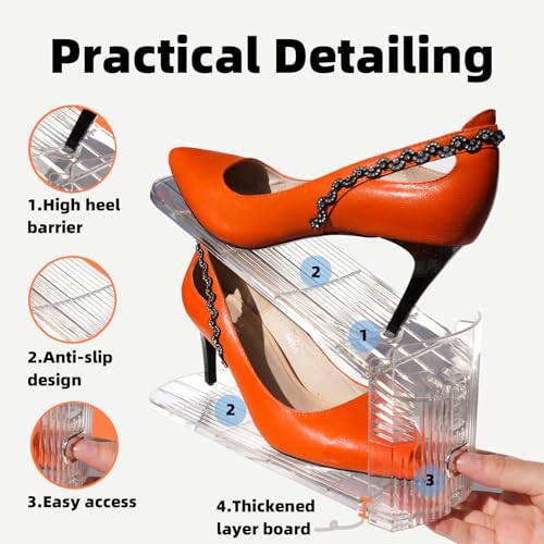 20 Pack Adjustable 50% Space (20PCS / Transparent)