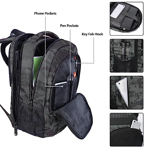 Camouflage 17.3 Inch Laptop Backpack (17 Inch / Camo Grey)