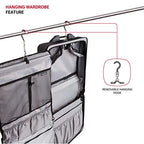7895 Premium Rolling Garment Bag (24 inch Rolling / Heather Grey)
