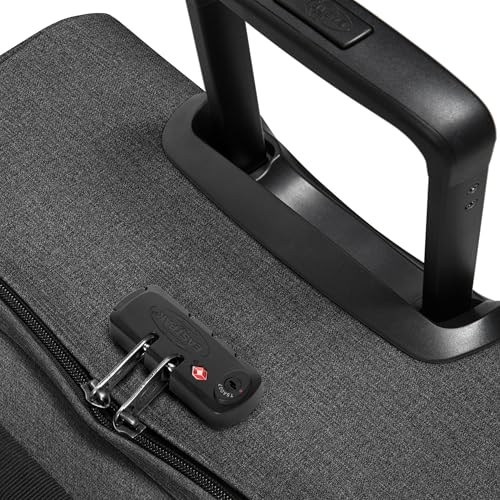 Tranverz L 121L Large Wheeled Luggage with Dual Compartments (121 Liter Checked Bag / Black Denim)