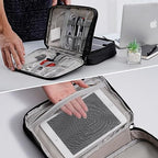 Electronics Travel Organizer (Large / Three layer-Black)