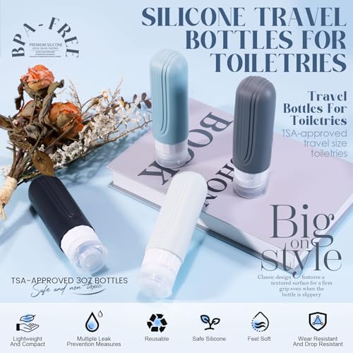 Travel Bottles for Toiletries (GRAY)