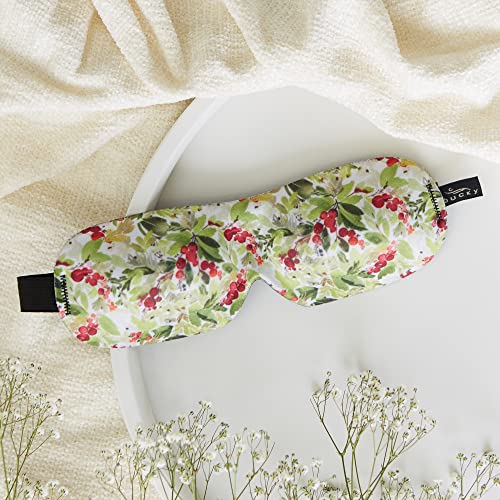 40 Blinks No Pressure Printed Eye Mask for Travel & Sleep (Holly / 1 Count (Pack of 1))