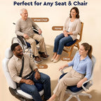 Seat Cushion Memory Foam Office Chair Cushion (XXX-Large / Blue)