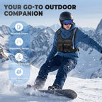 USA Patent Running Hydration Vest Backpack (Black V2 / Standard)