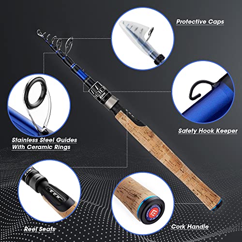 XPEDITE PRO Telescopic Fishing Rods (6'6" Rod-Spinning)