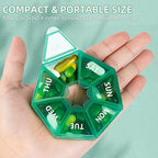 Weekly Pill Organizer (Cyan)