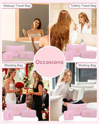 Personalized Initial Makeup Bag 3 (Pink 03)
