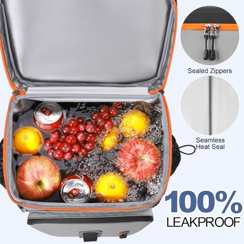 39 Can Insulated Backpack Cooler (Gray)