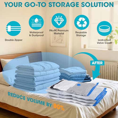 25 Pack Vacuum Storage Bags with Electric Pump (Electric Pump)