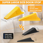 2 Pcs Jumbo Door Stoppers Heavy Duty Rubber Doorstop