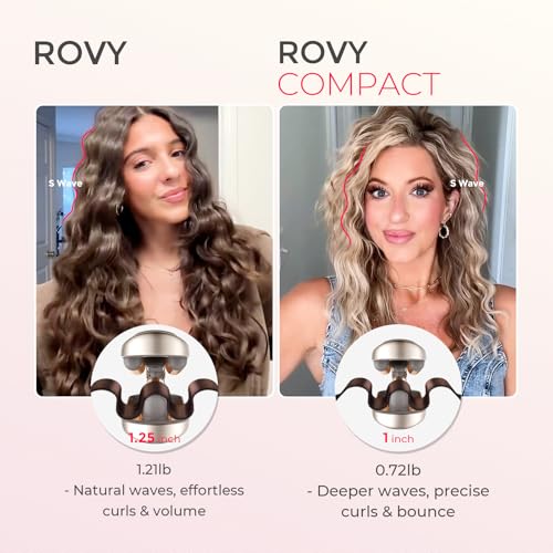 Curling Iron Hair Crimper Waver (Elegant Gold / 1 inch)