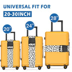 Luggage Straps for Suitcases Travel Belt Accessories (Cute Polka Dots)