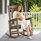 Rocking Chair Outdoor (Brown / 1 Pack)
