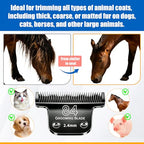 T84 Dog Grooming Replacement Blades Compatible with Andis Dog Clippers (Black-T84 / Black)