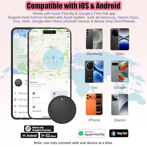 2026 Air Tracker Smart Tags Android & iOS (Gray)