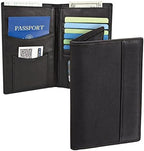 Travelon Passport Holder RFID Blocking Wallet Card ID Case Cover Organizer Black by Travelon