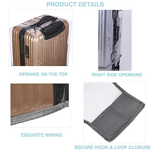 Clear PVC Suitcase Cover (22")