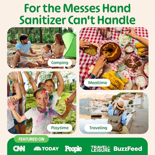 Mini Hand Sanitizer Wipes Travel Size 8 Pack (08 Pack Variety Pack)