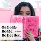 Beetles Glitter Gel Nail Polish (B - Shimmery Pink | Hot Pink Glitter)