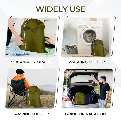Jumbo 100% Heavy Nylon Laundry Bag (OLD GOLD)