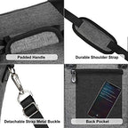 6 Bottle Wine Cooler Carrier Tote Bag (Grey)