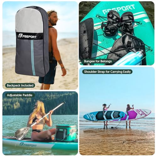 11' Premium Stand Up Paddle Board (Mint Green)