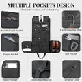 Garment Bags for Travel (Black 01 / Large-50L Duffle Bag)