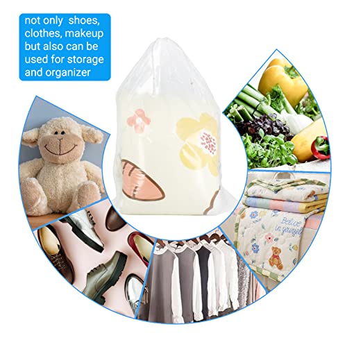 100 Pack 18x24 inch Transparent Shoe Bags Large (18x24 inch)