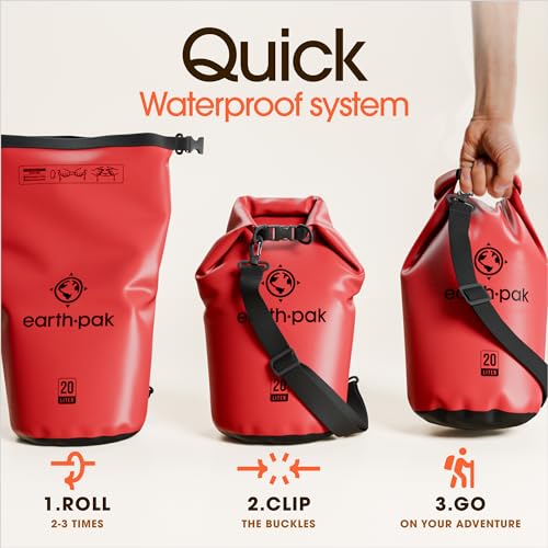 20L Waterproof Dry Bag (20L / Red)