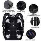 18.4 Laptop Backpack for Men (Orange)
