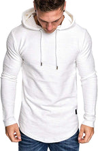 Lexiart Mens Fashion Athletic Hoodies Sport Sweatshirt Solid Color Fleece - Image 3