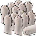 12 Pcs 8 x 17 in Single Shoe Bags for Travel with Drawstring