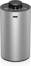 Waterless Essential Oil Diffuser, Battery Powered Mini Scent Air Machine, Aromatherapy Mist Diffuser for Home Room Car Office (E10-silver)